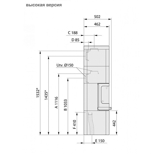 Низкая версия Contura 26т, талькомагнезит_1